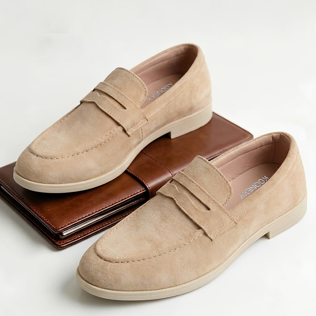 Men's Slip-On Loafers Casual & Business Flat Shoes