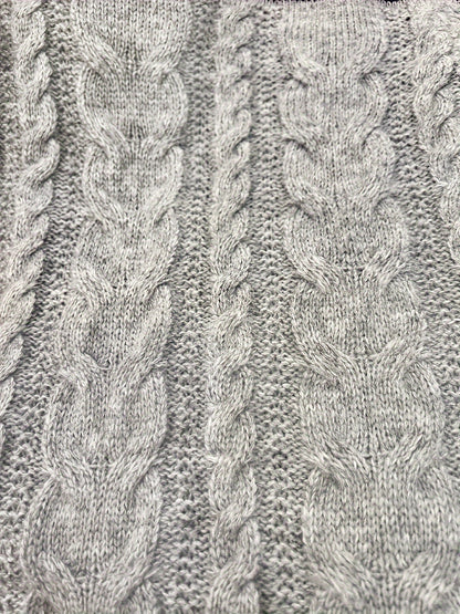 Women's Elegant Zip-Up Cable Cardigan with Stand Collar - Machine Washable Spring/Fall Jacket, White Solid Color, Braided Design & Zipper Front for Casual or Dressy Outfits, Cardigan Sweater, Autumn Layering Piece, Spring Out