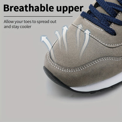 Men'S Casual Shoes, Thick-Soled Sports Shoes, Solid Color Lace-Up Low-Top Sneakers, Stylish And Minimalist Men'S Athletic Shoes, Running Shoes, Spring And Autumn Tennis Shoes - ayq