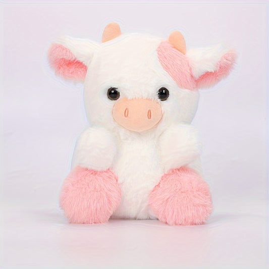 1/2pcs NBBXYZ Cow Plush Toy - Soft Stuffed Animal, Cute Calf Bedtime Companion Suitable for Kids, Gift for &, Available in 7 Colors ( / Color)