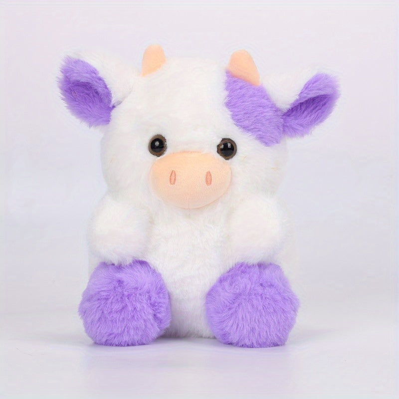1/2pcs NBBXYZ Cow Plush Toy - Soft Stuffed Animal, Cute Calf Bedtime Companion Suitable for Kids, Gift for &, Available in 7 Colors ( / Color)
