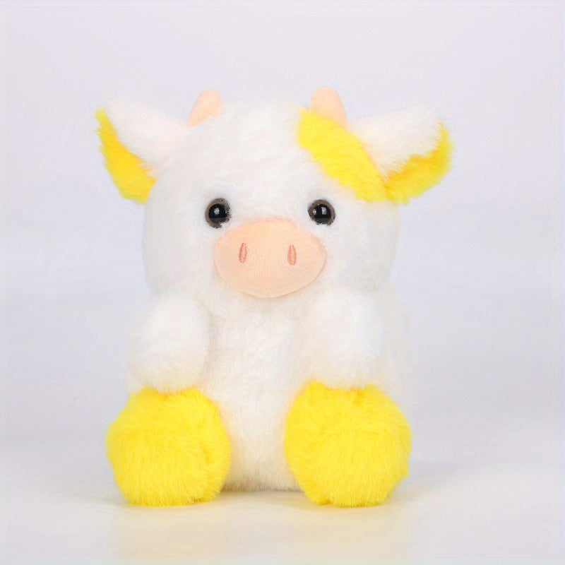 1/2pcs NBBXYZ Cow Plush Toy - Soft Stuffed Animal, Cute Calf Bedtime Companion Suitable for Kids, Gift for &, Available in 7 Colors ( / Color)
