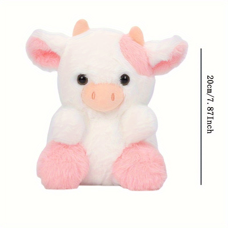 1/2pcs NBBXYZ Cow Plush Toy - Soft Stuffed Animal, Cute Calf Bedtime Companion Suitable for Kids, Gift for &, Available in 7 Colors ( / Color)