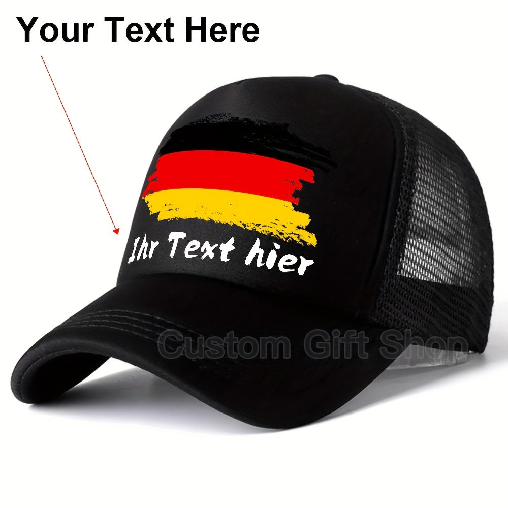 Lightweight Unisex German Element Polyester Baseball Cap
