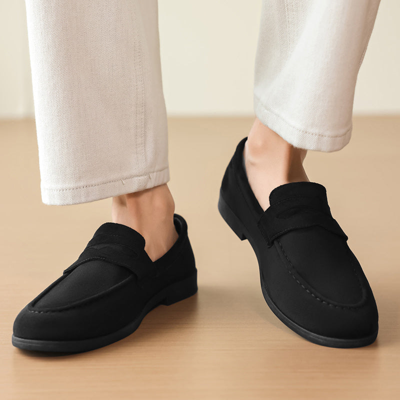Men's Lightweight PU Leather Loafers Casual Pointed Toe