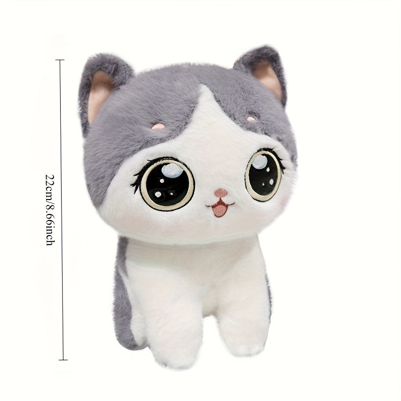 cute kitten plush dolls, big-eyed plush dolls, the best companions for children, Halloween, Thanksgiving gifts.
