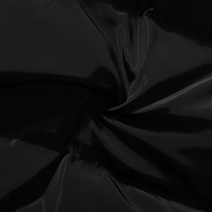 A Stylish New Men'S American-Style Vest, Featuring a Warm And Thick Black Design, Comfortable And Suitable for Winter, Lightweight And Foldable, Perfect for Skiing