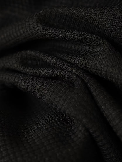 Men's Plain Waffle Zipper Jacket Casual Daily Fashion