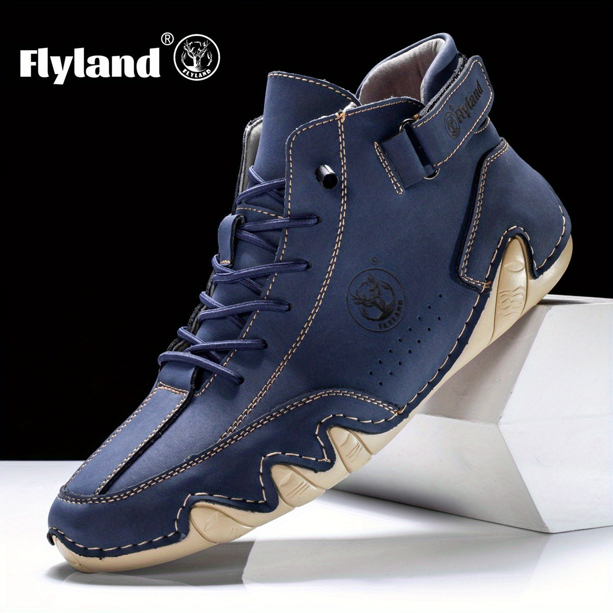 Men's Vintage Classic Genuine Leather Ankle Chukka Boots