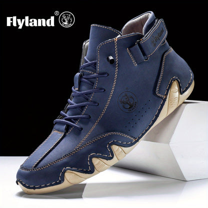 Men's Vintage Classic Genuine Leather Ankle Chukka Boots