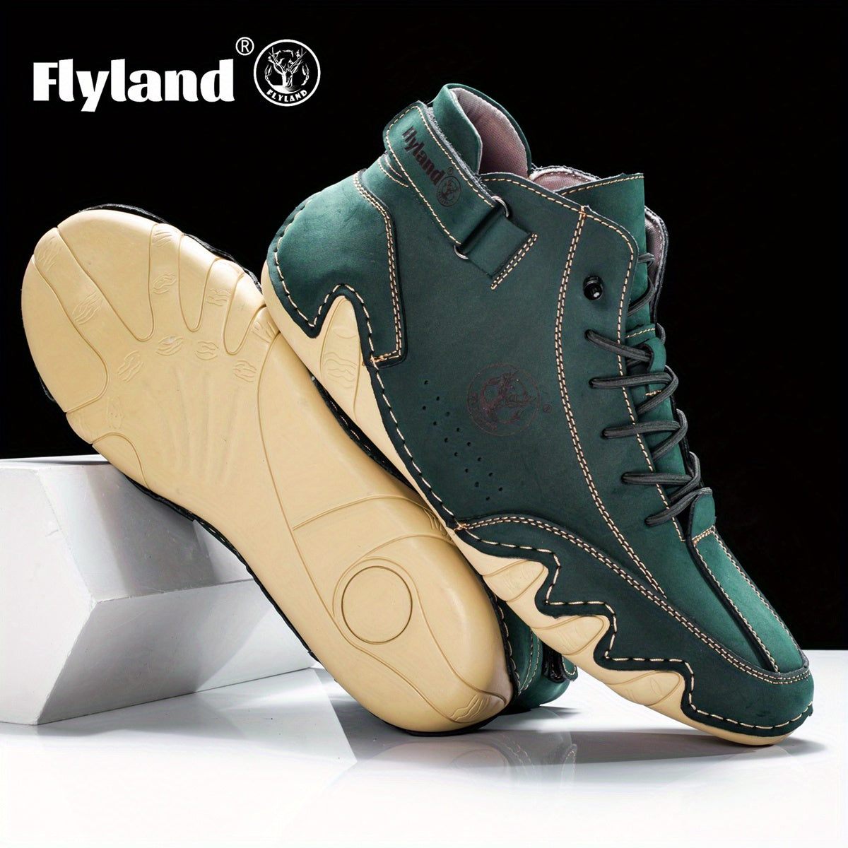 Men's Vintage Classic Genuine Leather Ankle Chukka Boots