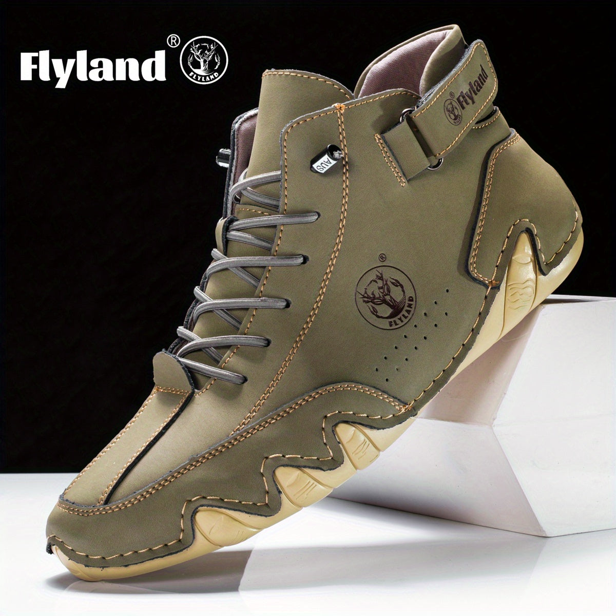 Men's Vintage Classic Genuine Leather Ankle Chukka Boots