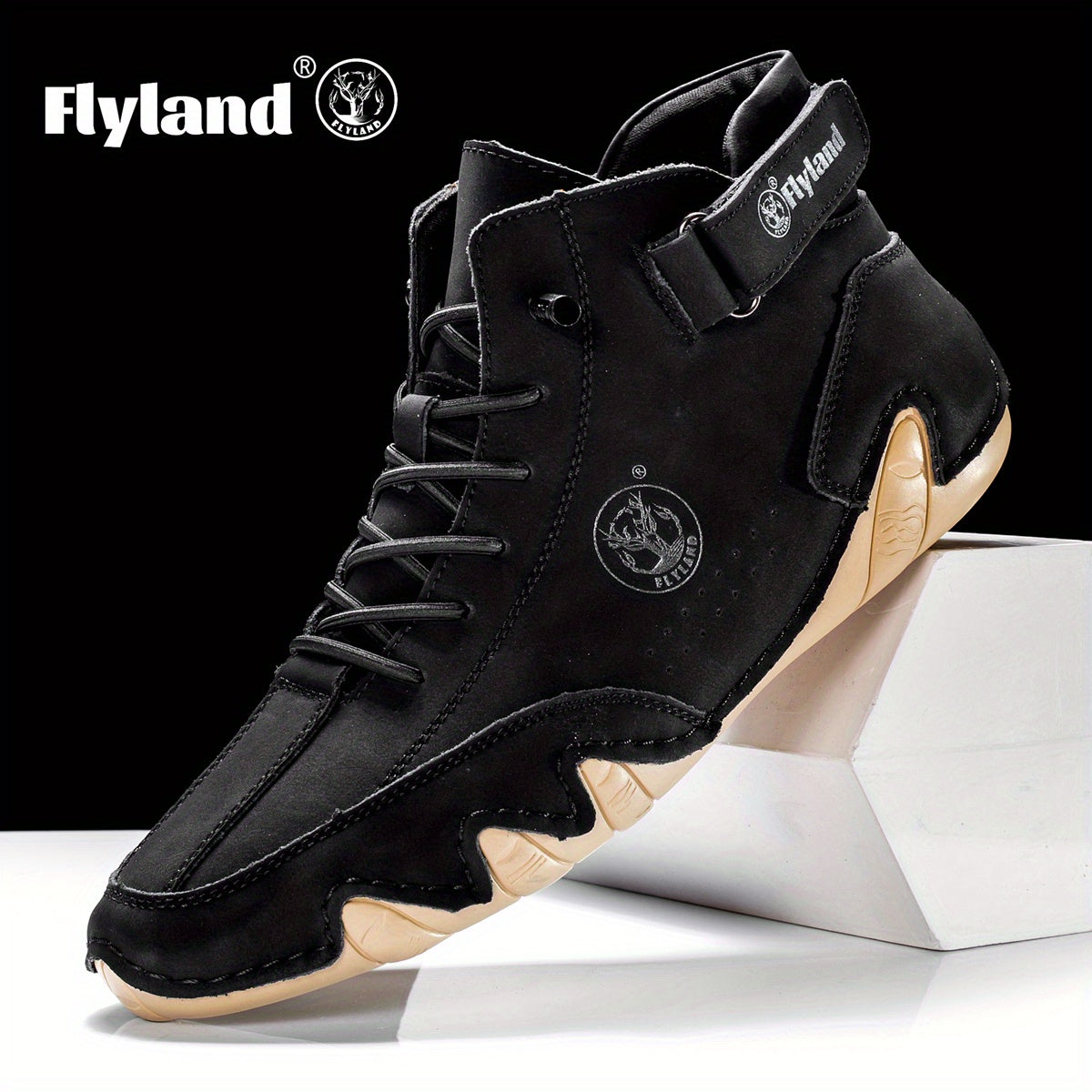 Men's Vintage Classic Genuine Leather Ankle Chukka Boots