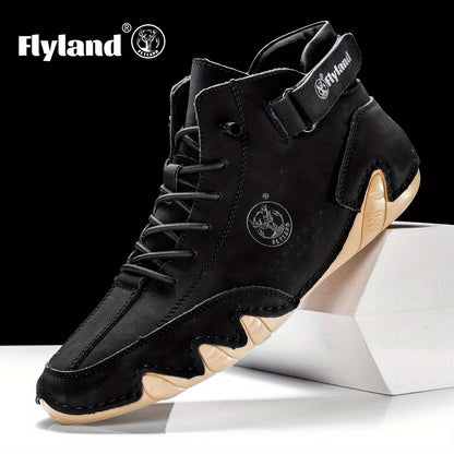 Men's Vintage Classic Genuine Leather Ankle Chukka Boots
