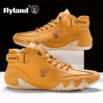 Men's Vintage Classic Genuine Leather Ankle Chukka Boots