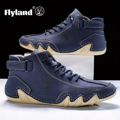 Men's Vintage Classic Genuine Leather Ankle Chukka Boots