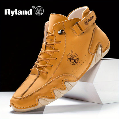 Men's Vintage Classic Genuine Leather Ankle Chukka Boots