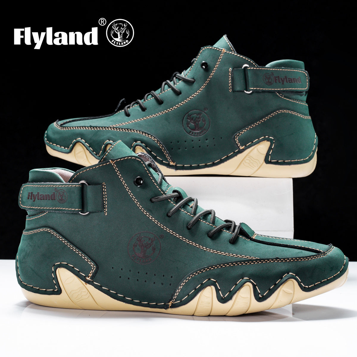 Men's Vintage Classic Genuine Leather Ankle Chukka Boots