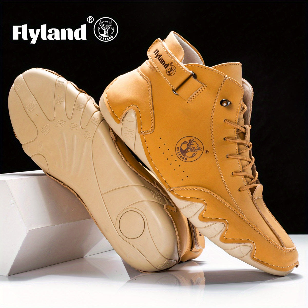 Men's Vintage Classic Genuine Leather Ankle Chukka Boots