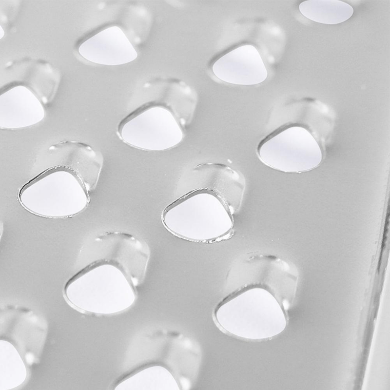 Versatile Stainless Steel Cheese Grater & Fruit Peeler - Portable Kitchen Gadget for Citrus, Potatoes, and Melons