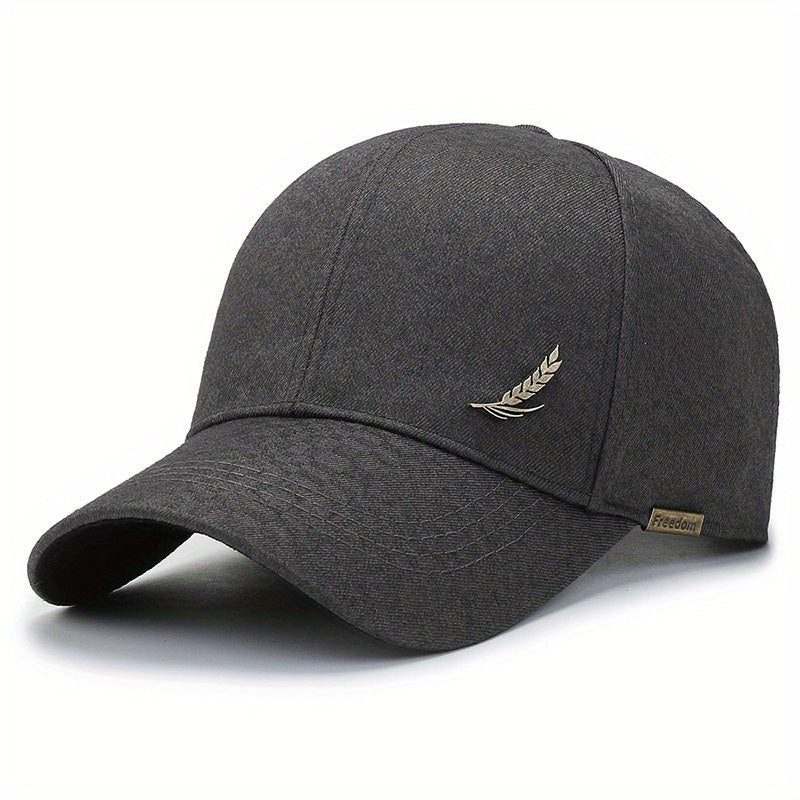 Unisex Casual Polyester Baseball Cap - Trendy Duckbill Hat