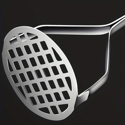 Stainless Steel Potato Ricer Masher - Manual Handheld Kitchen Press Tool for Vegetables, Fruits, Uncharged Cookware - Durable Multifunctional Crusher for Home and School Supplies