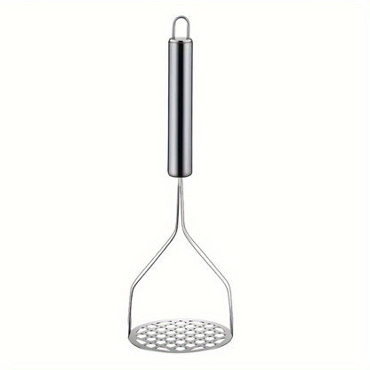 Stainless Steel Potato Ricer Masher - Manual Handheld Kitchen Press Tool for Vegetables, Fruits, Uncharged Cookware - Durable Multifunctional Crusher for Home and School Supplies