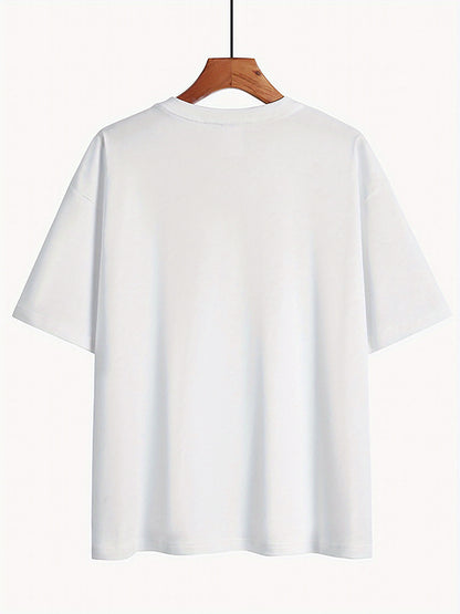 Women's Cotton Graphic Print Crew Neck T-Shirt for Spring & Summer