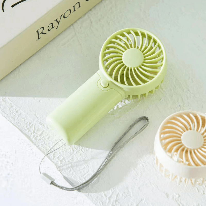 Battery Operated Mini Portable Fan, Lightweight Handheld Fan - Ideal for Office, Outdoor, Traveling and Camping - Stay Cool Anytime, Anywhere! (Requires AAA batteries, not included)