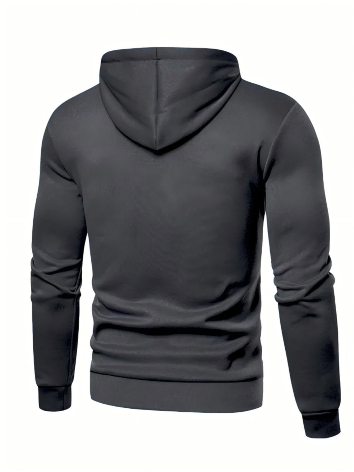 Men's Polyester Hoodie Zipper Sweatshirt for Fall Sportswear