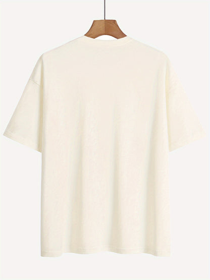 Women’s Casual Cotton Graphic Print Crew Neck T-Shirt