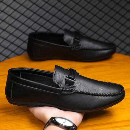 Men's Korean Style Casual Slip-On Loafers for All Season