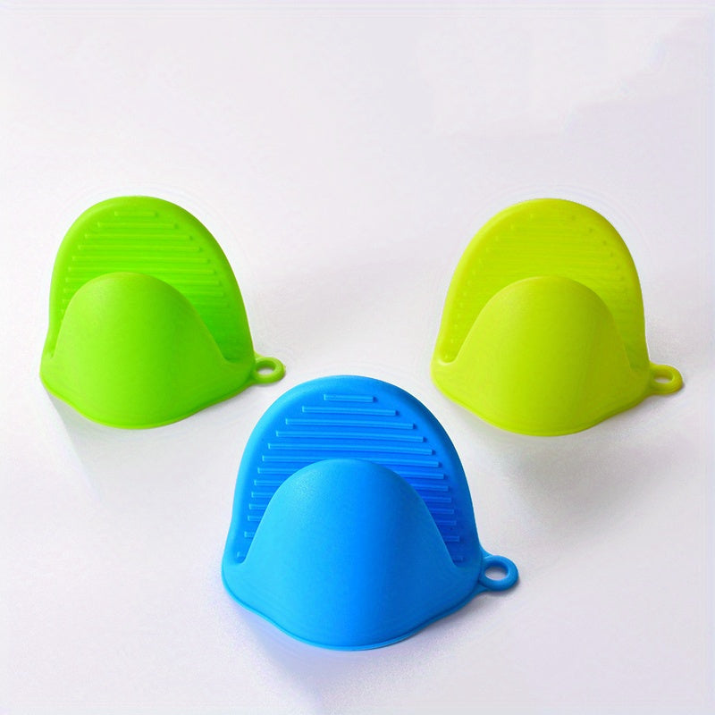 1 Pair Silicone Pot Holder Anti-scalding Clip Gloves - Non-slip Grip Kitchen, Dual hands, Suitable for Kitchen, Baking, Cooking Kitchen Essentials | Colorful Kitchenware - Non-slip Bowl Clip