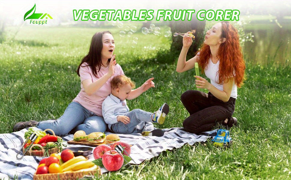 1pc/2pcs/3pcs Red Bell Pepper Seed Corer, Stainless Steel Fruit Core Remover Apple Core Seed Remover Vegetable Corer Tool for Vegetables Fruit Kitchen Utensils (Sliver)