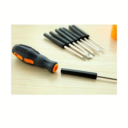 8-In-1 Precision Screwdriver Kit, a Versatile Manual Tool Set Featuring Interchangeable Bits, Suitable for Both Metal And Plastic, Designed As a Non-Electric Professional Repair Tool for Electronics And Computers.