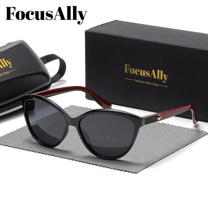 Women's Retro Cat Eye Glasses with TAC Lenses & PC Frame