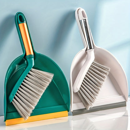 1pc Mini Broom and Dustpan Set, Household Small Broom and Dustpan Set, Plastic Shovel Brush, Camping Broom, Cleaning Small Broom, Combination Creative Cleaning Tools