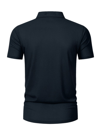 New Arrival of Plus-Size Men'S Polo Shirts, Featuring Short Sleeves And Classic Details Like a Collar And Buttons, Perfect for Casual Everyday Wear - ayq