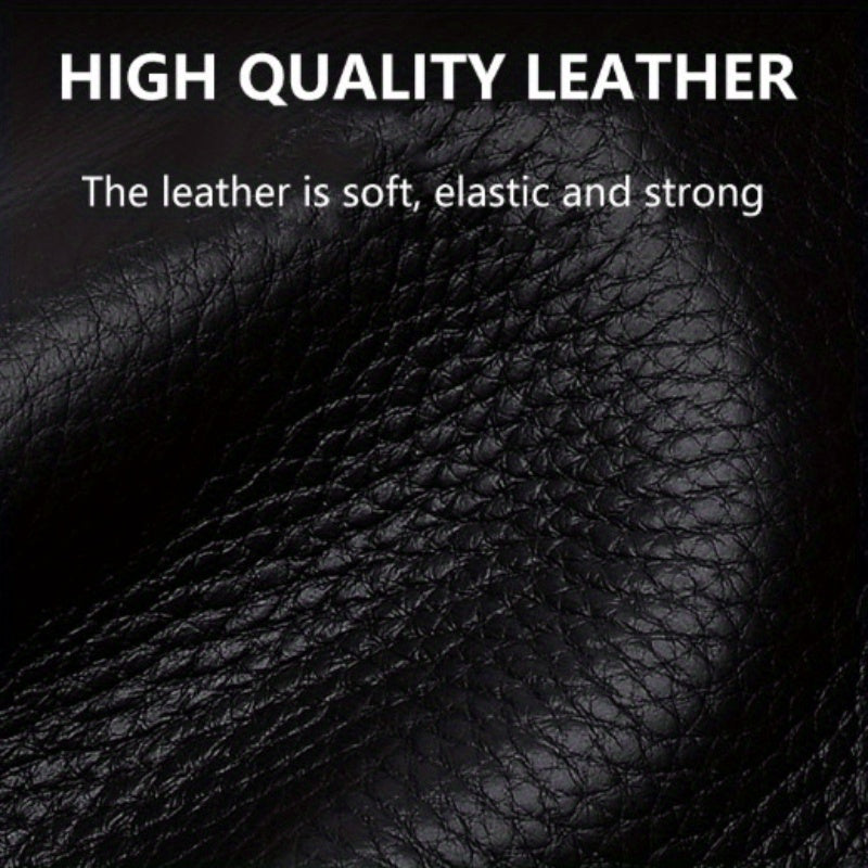 Men's PU Leather Wallet - Large Capacity, Multiple Card Slots | Fits ID Cards, Credit Cards & Cash – Perfect Gift for Christmas, Anniversary, Birthday Valentine’s, Men’s Bifold Billfold with Coins Purse Mini Every Day C