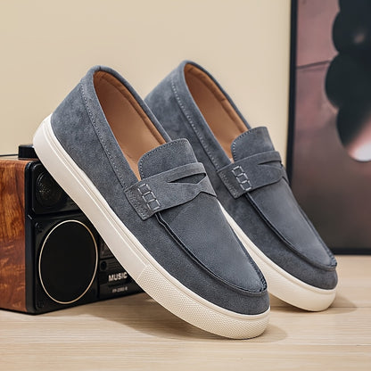 Men's PU Loafers Soft-Soled Moccasin Casual Shoes