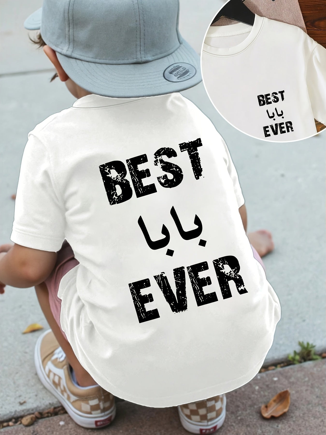 Boys' Casual Cotton Crew Neck Short Sleeve T-Shirt Spring/Summer