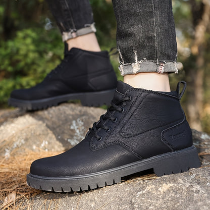 Men's Lightweight Casual Vintage Ankle Boots with Soft Sole