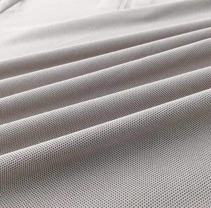 New Stylish Short-Sleeve Polo Shirt with a Zipper, a Breathable Business Fashion Tee, Featuring High-End Embroidery on The Sleeves And an Exquisite Design on The Back - ayq
