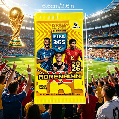 2026 World Cup Football Star Collector Card Pack - 6 Random Cards