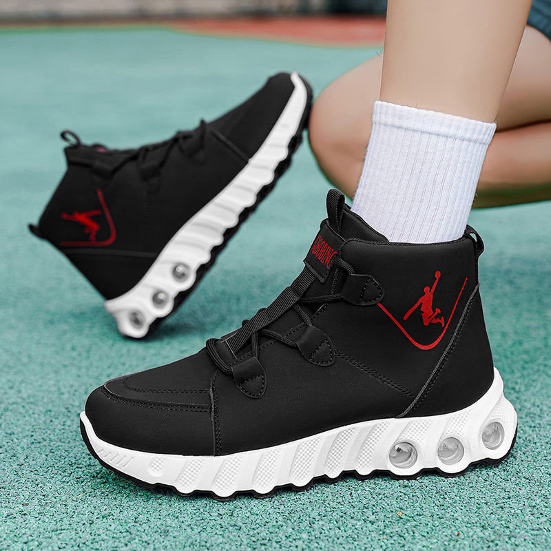 Men's All-Season Outdoor Running Shoes with Durable PVC Sole