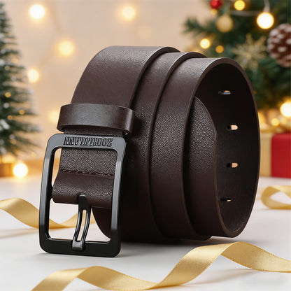 2pcs Men's Wallet + Belt Set for Daily Wear, Father's Day Gifts for Men. Stylish, Business, Trendy, and Versatile Men's Wallets, Perfect for Holiday Gifting: Christmas, Valentine's Day, Birthday Presents (Excludes Picture Box