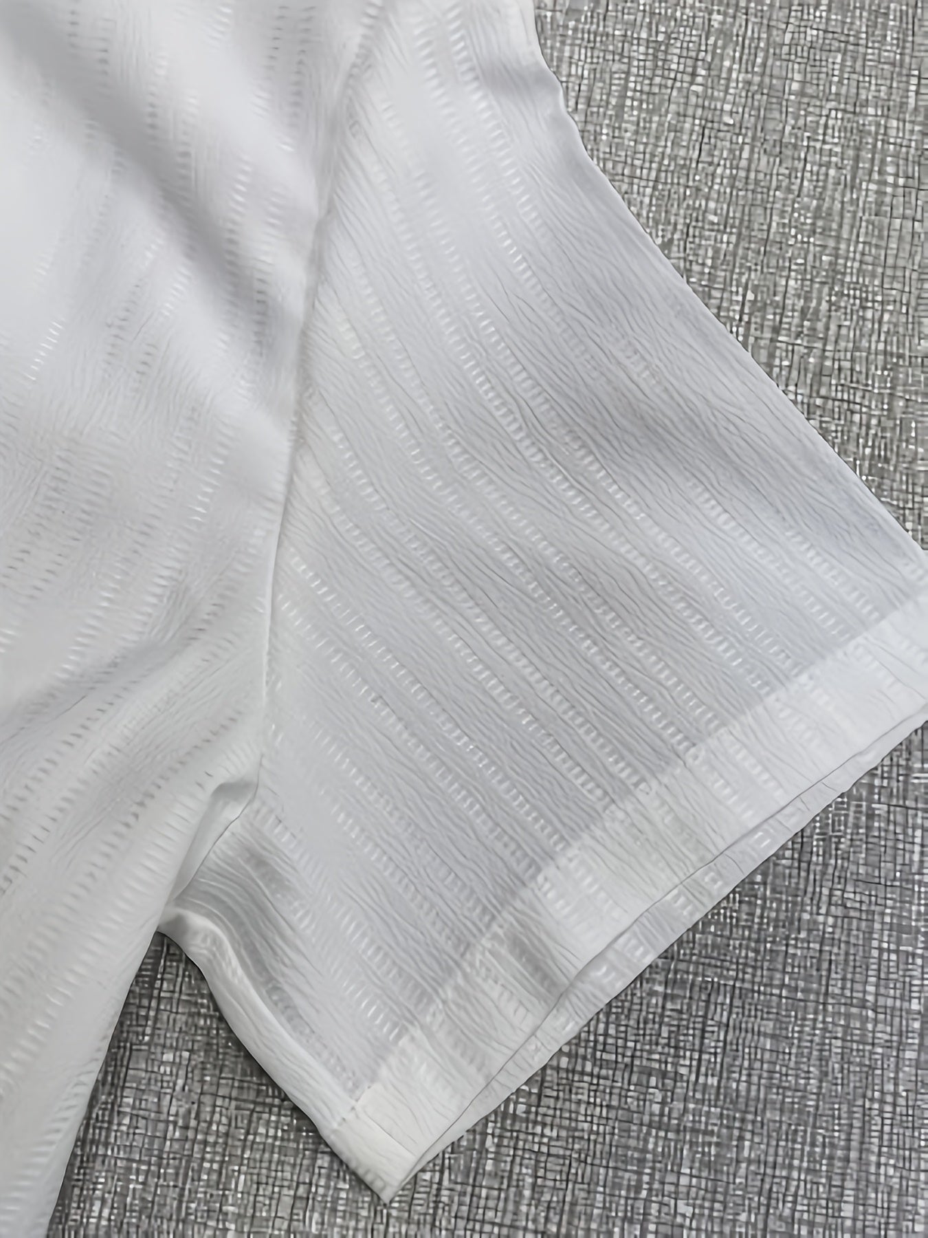 Men's Casual 2-Piece Summer Set: Button-Down Shirt & Drawstring Pants