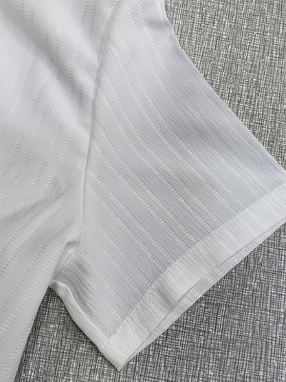 Men's Casual 2-Piece Summer Set: Button-Down Shirt & Drawstring Pants