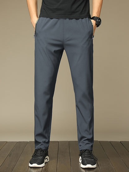 Boys' Versatile Straight Leg Casual Outdoor Pants with Pockets