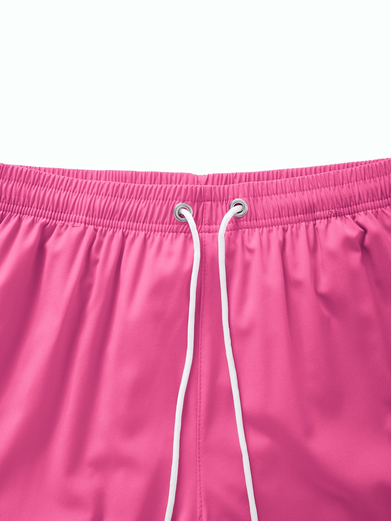 Men's Quick-Dry Flamingo Print Lightweight Beach Shorts